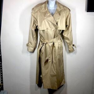 Vintage Worthington gold trench coat size 10P